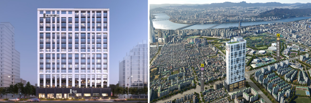 에스아이팰리스올림픽공원 아파트 전경