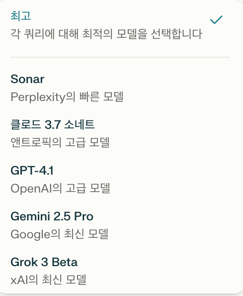 퍼플렉시티장점