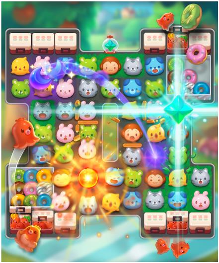 애니팡의 게임 방식 퍼즐 게임의 매력, 쉬운 조작으로