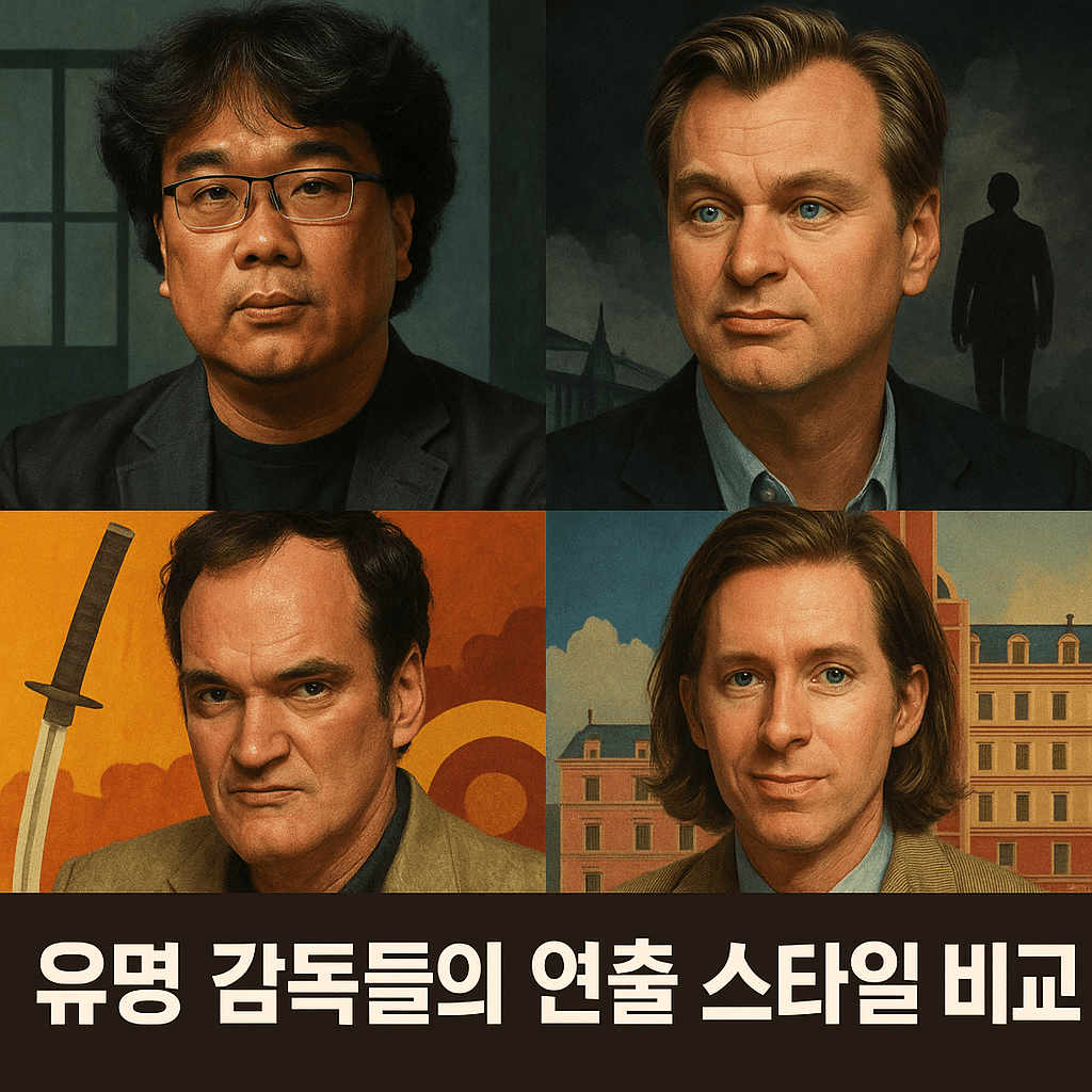 유명 감독들의 연출 스타일 비교와 작품 세계의 차이