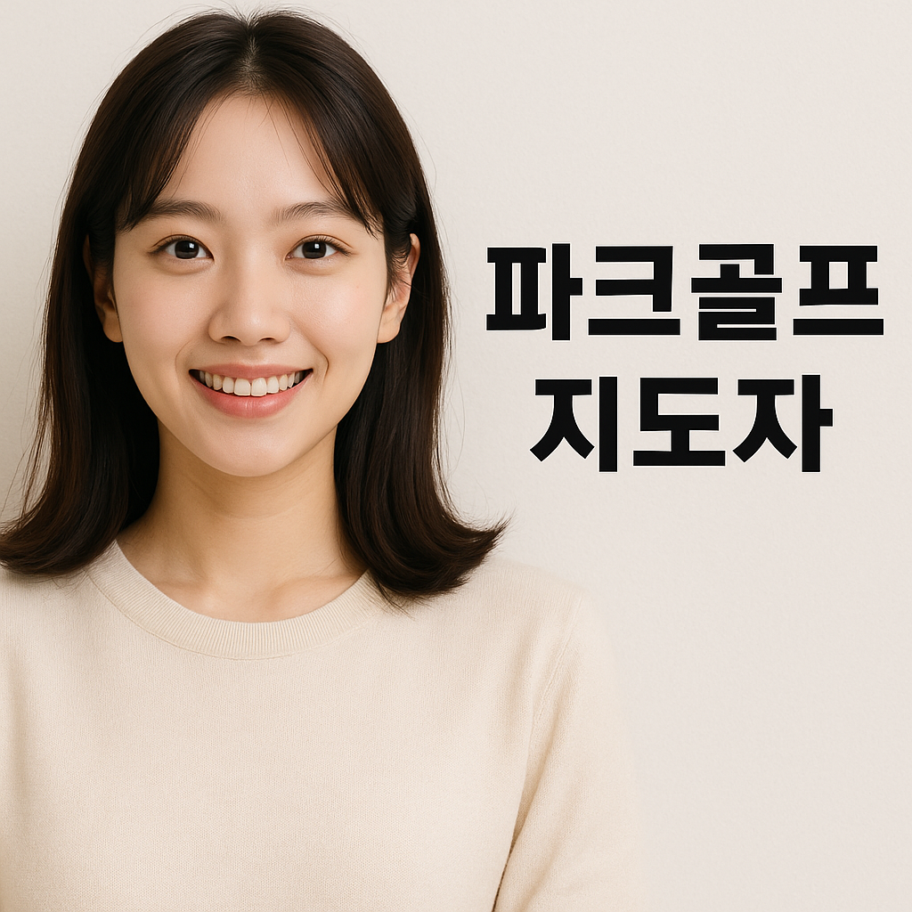 파크골프 지도자 글, 20대 여성 1명