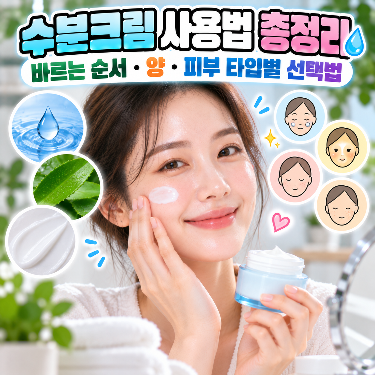 수분크림 사용법