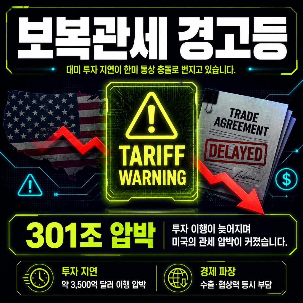 보복관세 경고등
