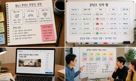 콘텐츠 방향성 설정으로 흔들리지 않는 블로그 운영 전략과 장기 성장 방법 완벽 가이드