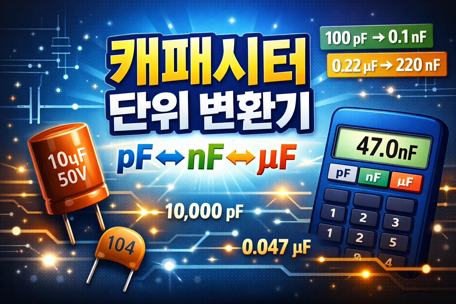 캐패시터 단위변환기