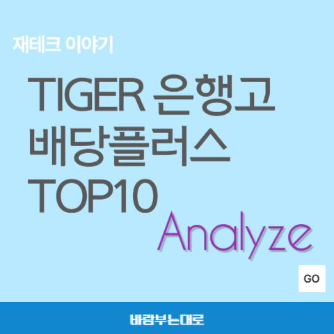 TIGER 은행고배당플러스TOP10