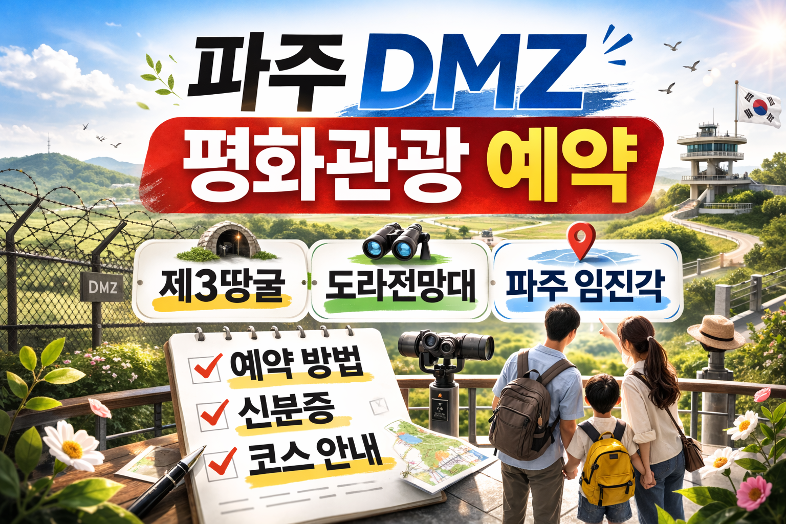 파주 DMZ 평화관광 예약