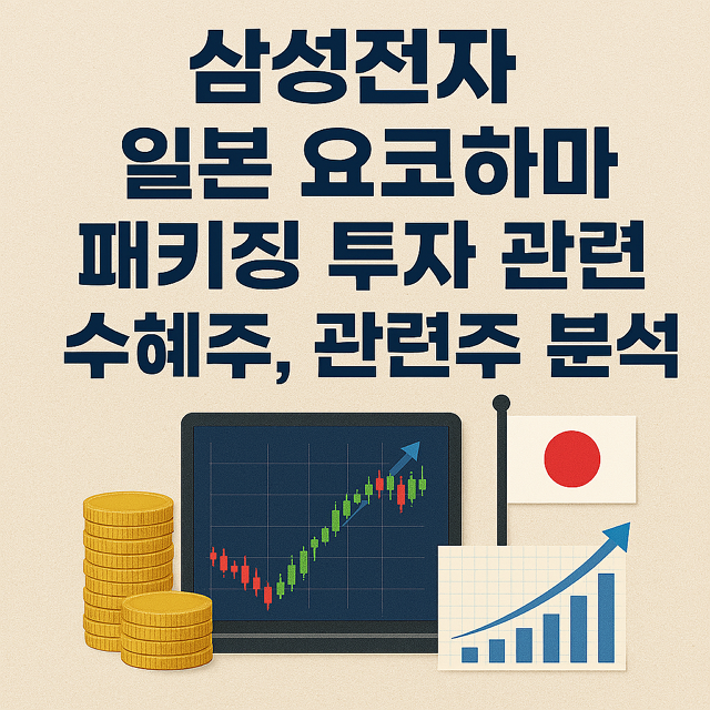 삼성전자 일본 요코하마 패키징 투자 수혜주, 관련주 분석