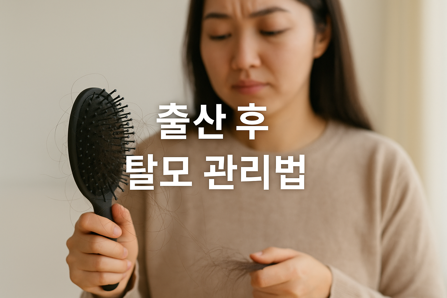 3명 중 2명 겪는 산후 탈모, 원인과 관리법 총정리
