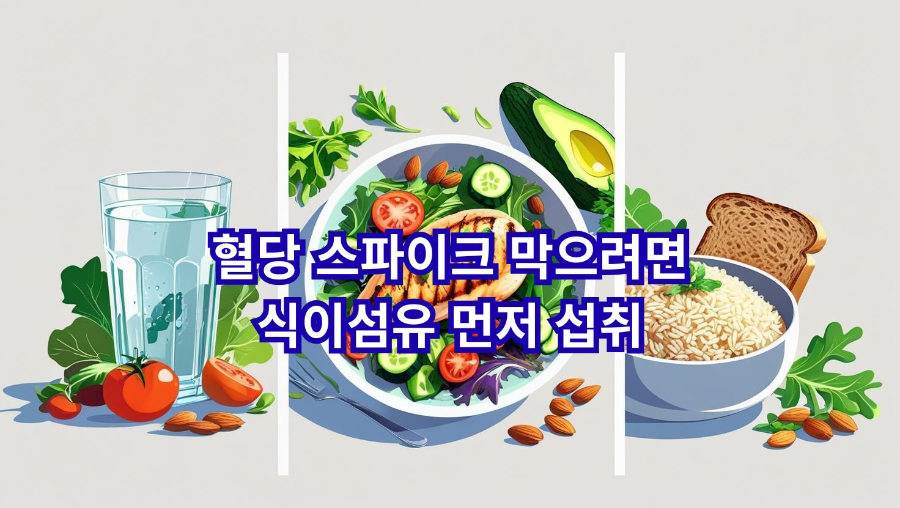 식이섬유 먼저 섭취