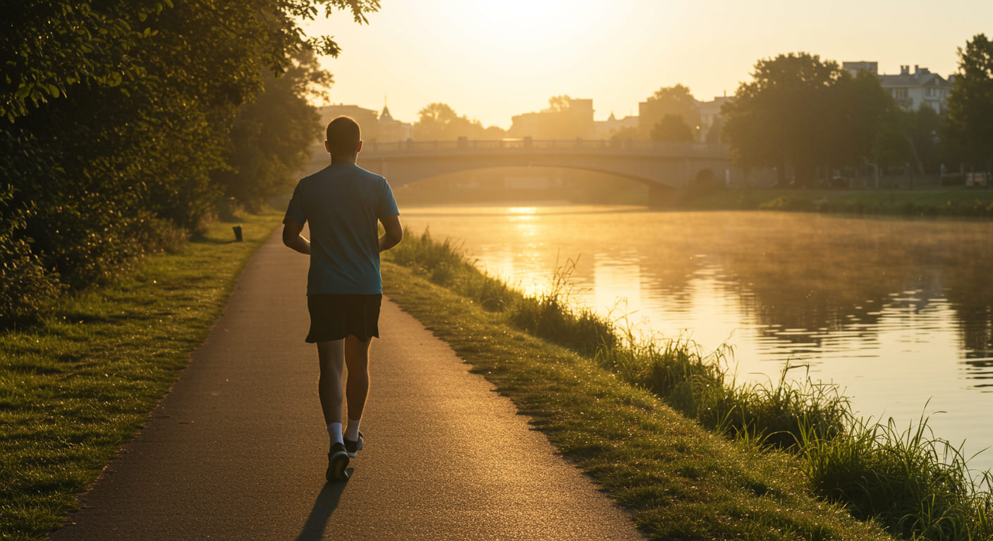 스트레스가 심하다면 달리기를 해보세요