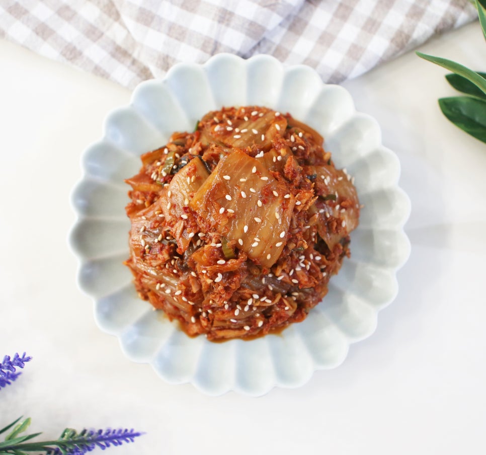 들기름김치볶음 참치김치볶음