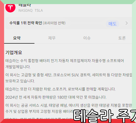 테슬라 주가 전망