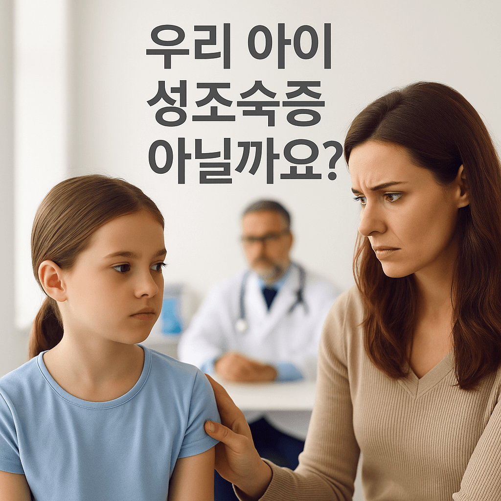 성조숙증이 의심될 때