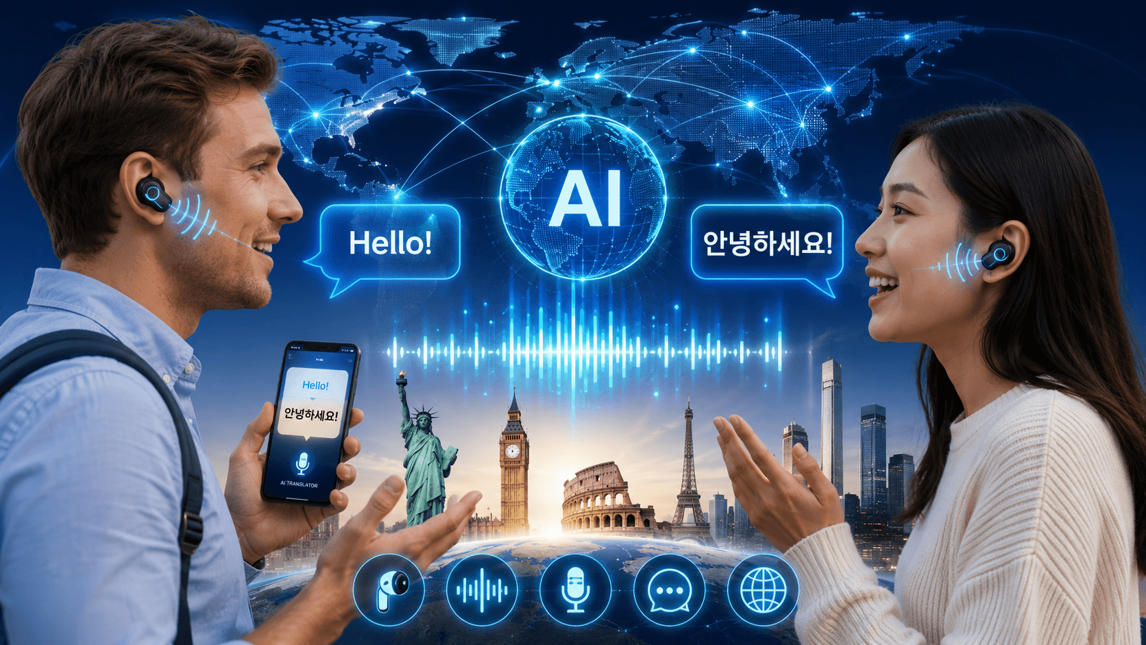 통역기, 글로벌 비즈니스, AI의 위력