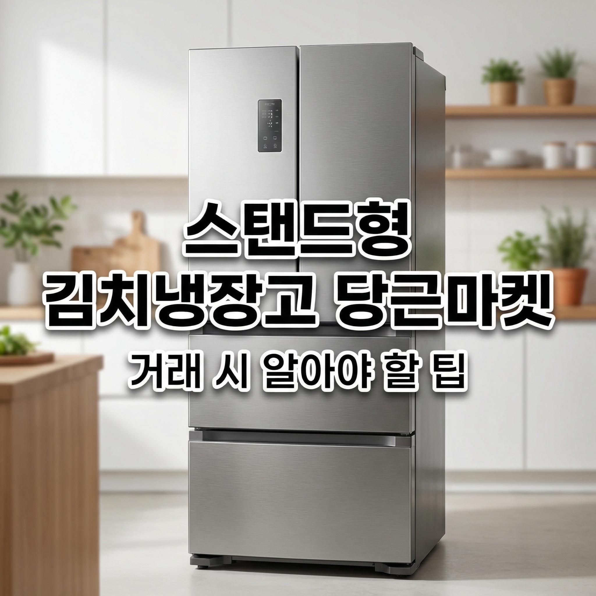 스탠드형 김치냉장고 당근마켓 거래 시 반드시 알아야 할 팁