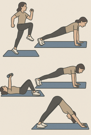 요가매트 전신운동 루틴 완성법