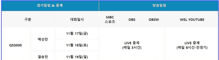 WSL 시흥코리아 오픈 국제서핑대회 기본정보