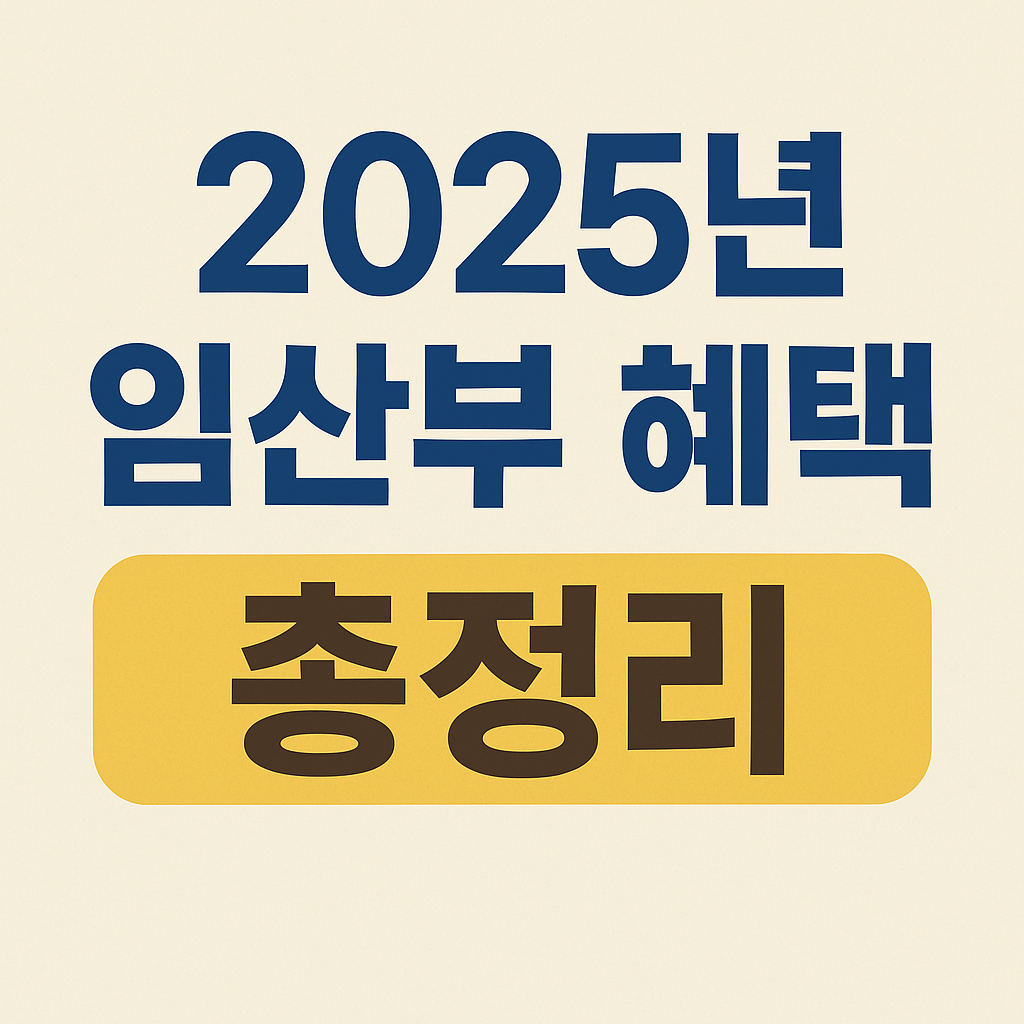 2025년 임산부 혜택 총 정리 관련 사진