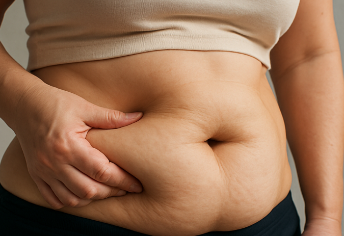 복부 지방에 관한 사진