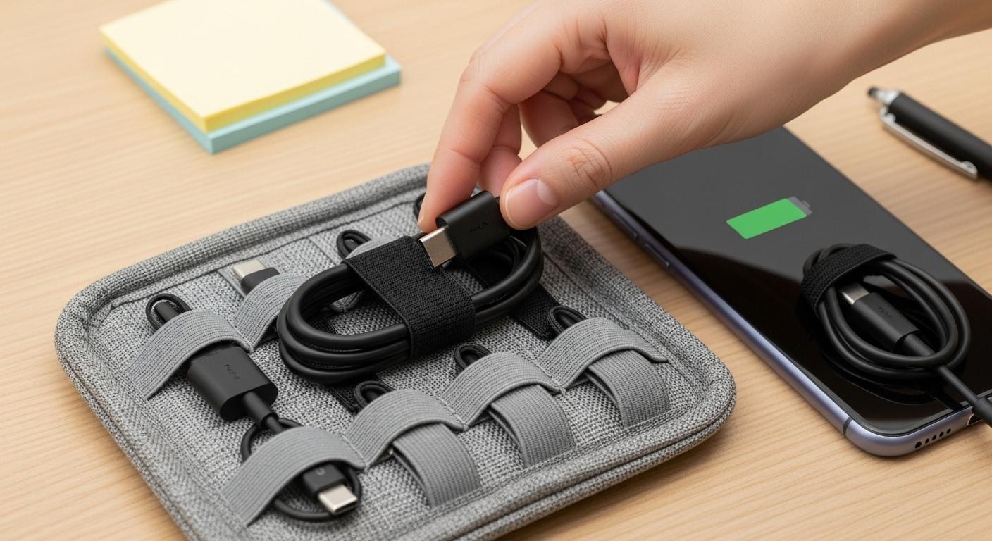 고속충전기 선 정리 내돈내산 후기