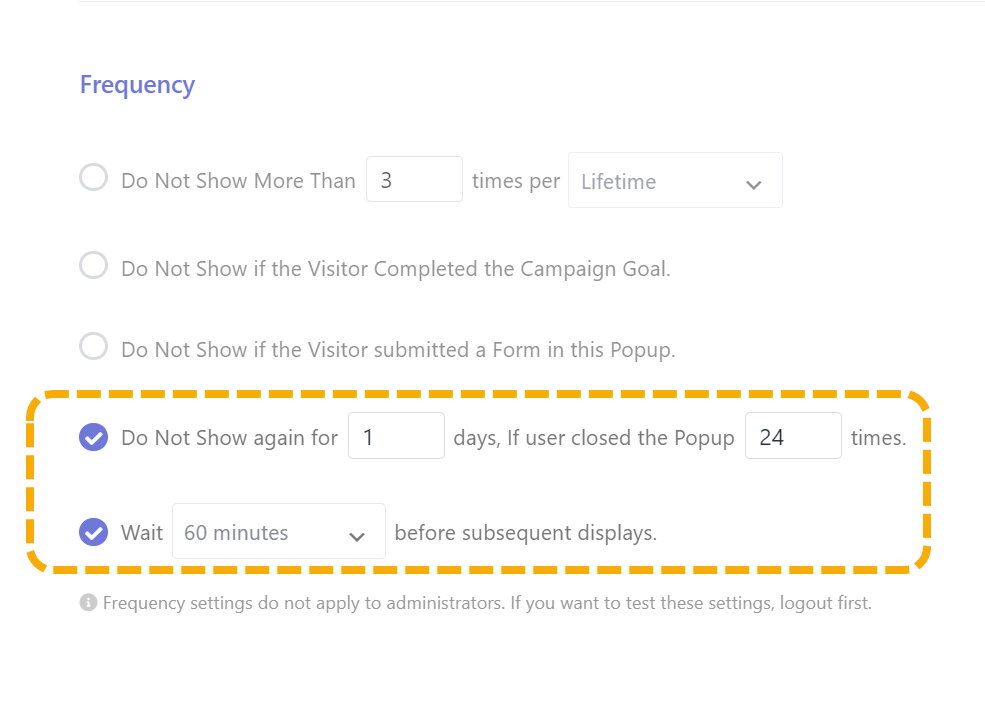 워드프레스 Brave 팝업 빌더 쿠키 설정