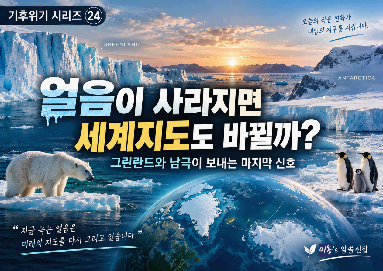 얼음이 사라지면 세계지도도 바뀔까?｜그린란드와 남극이 보내는 마지막 신호