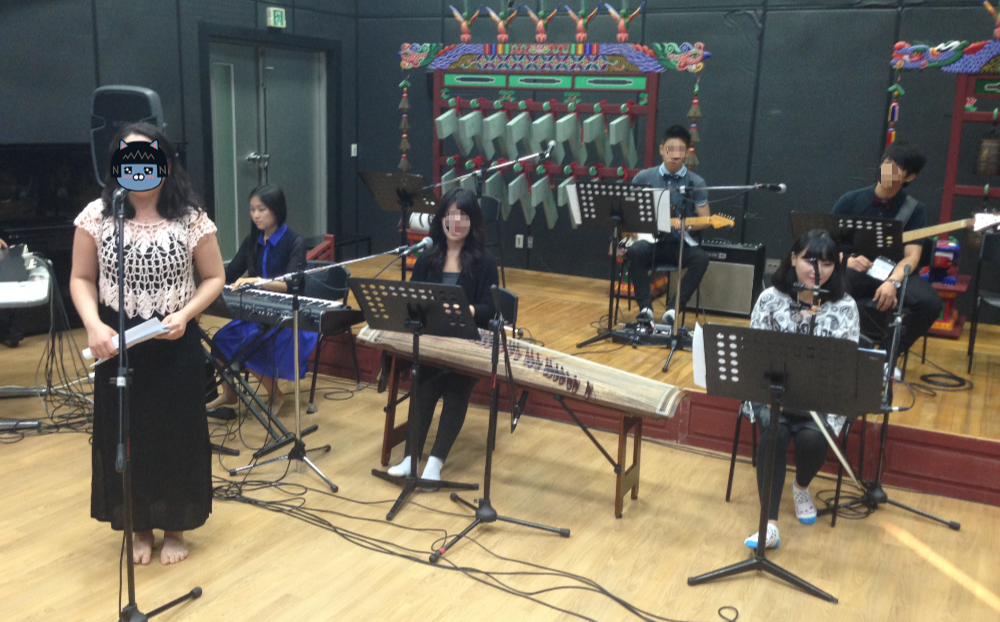 첫 국악 작곡 공연