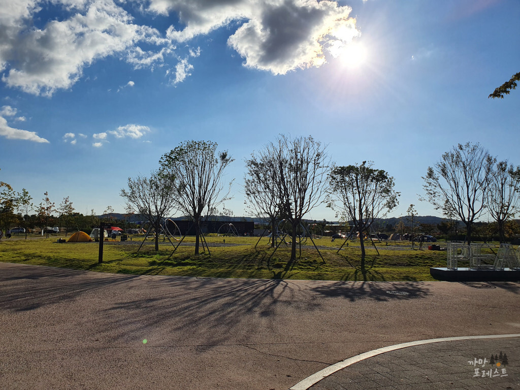 평화누리 캠핑장 가을정취