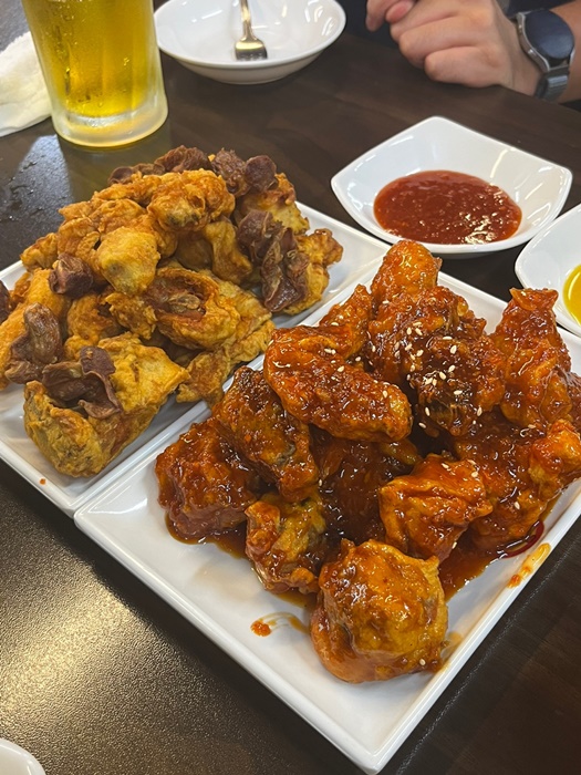 후라이드치킨-양념치킨