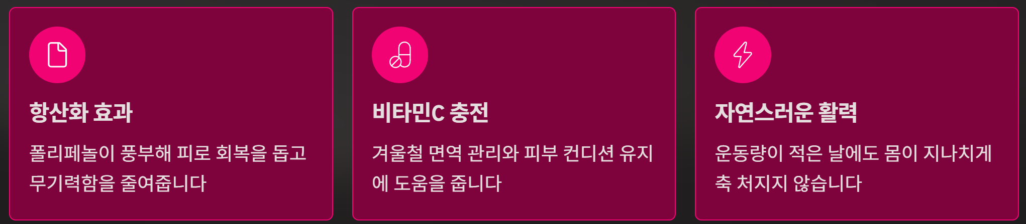 석류 효능 설명 - 사진