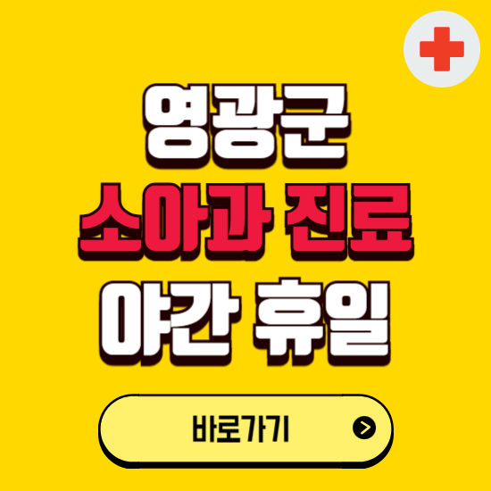 영광군 야간 소아과 진료병원 찾기 ❘ 24시 일요일 주말 연휴 응급진료 추천 잘하는 곳