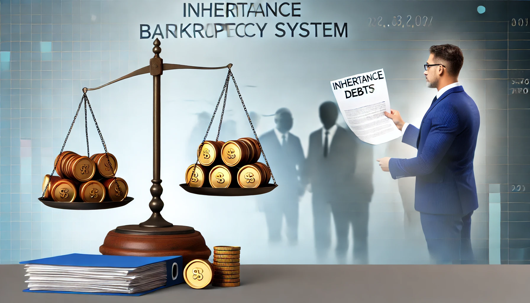 유언장을 작성하는 노년 부부