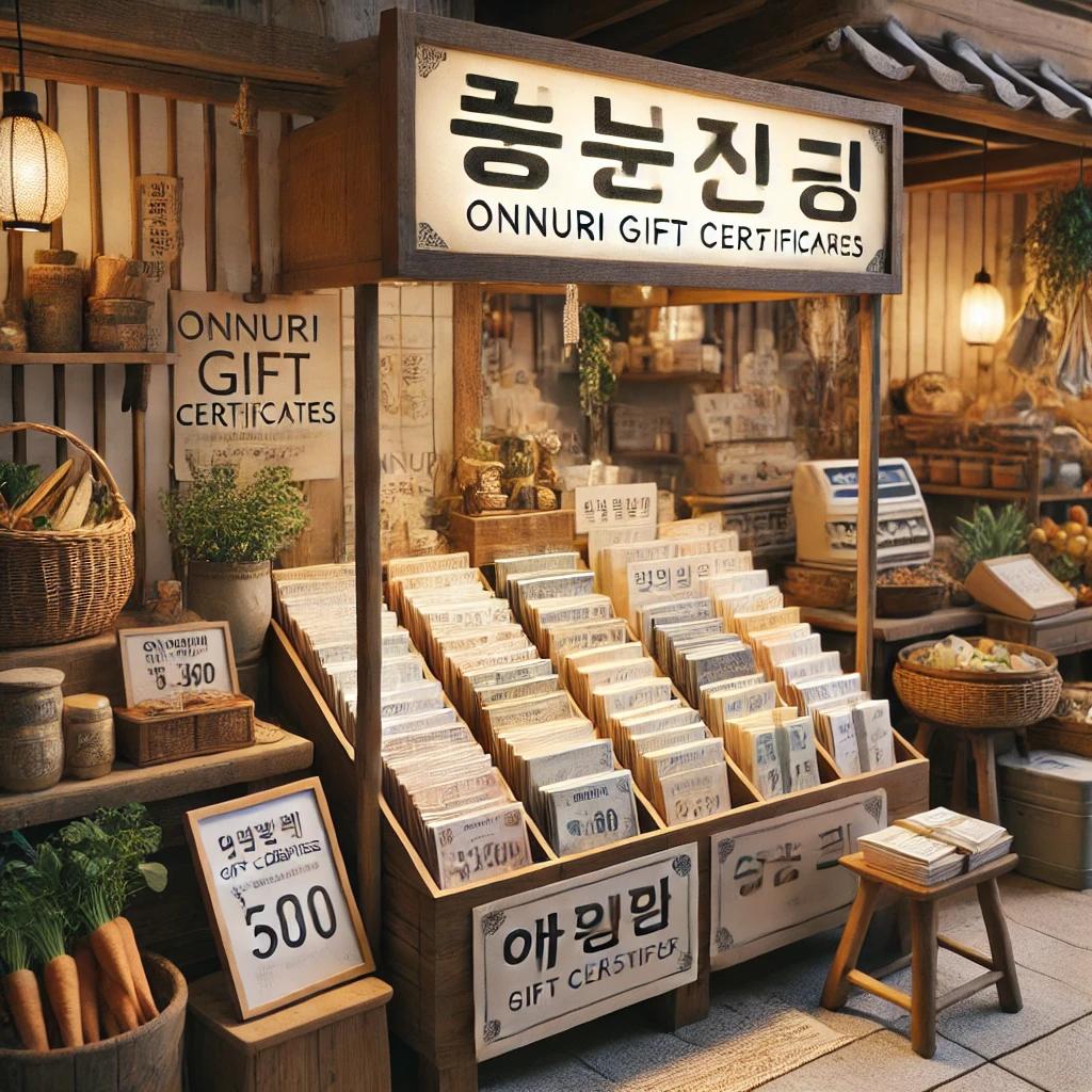 온누리상품권 재고