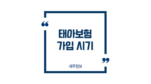 태아보험가입시기기1