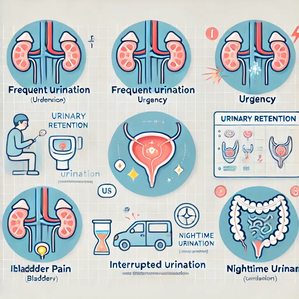 잔뇨감과 같이 나타날 수 있는 증상