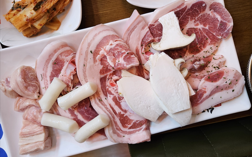 백호정육식당 대표 메뉴