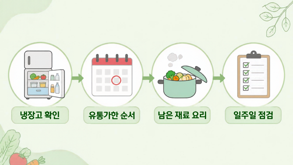 지구를 살리는 주방 습관! 음식물 쓰레기 줄이기 4단계