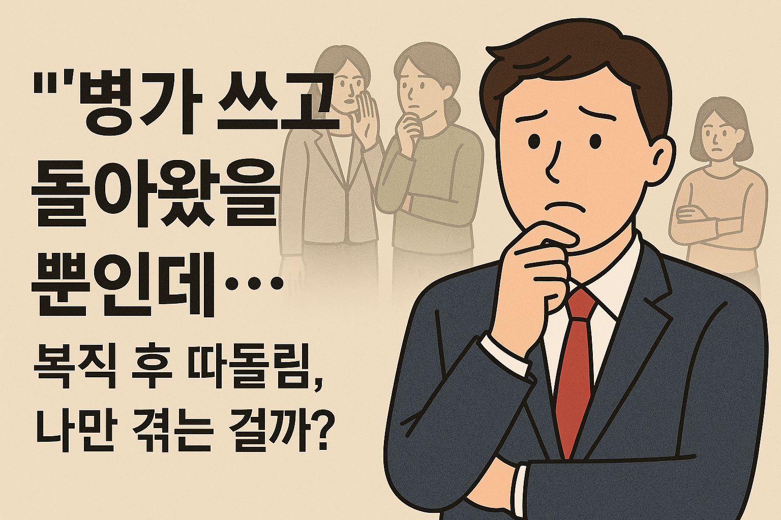 복직후 따돌림 나만겪는걸까? 썸네일 이미지