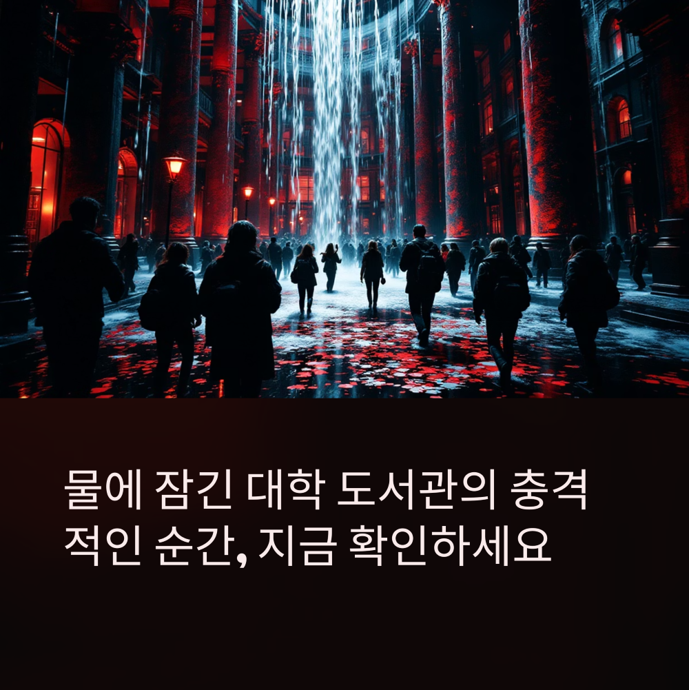 물에 잠긴 도서관