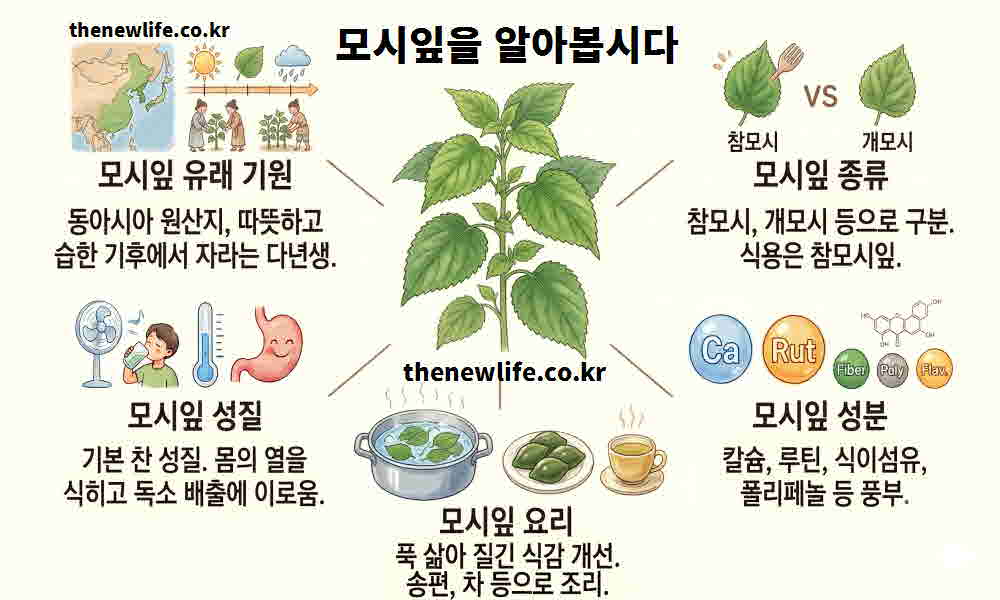 모시잎 효능 기본정보