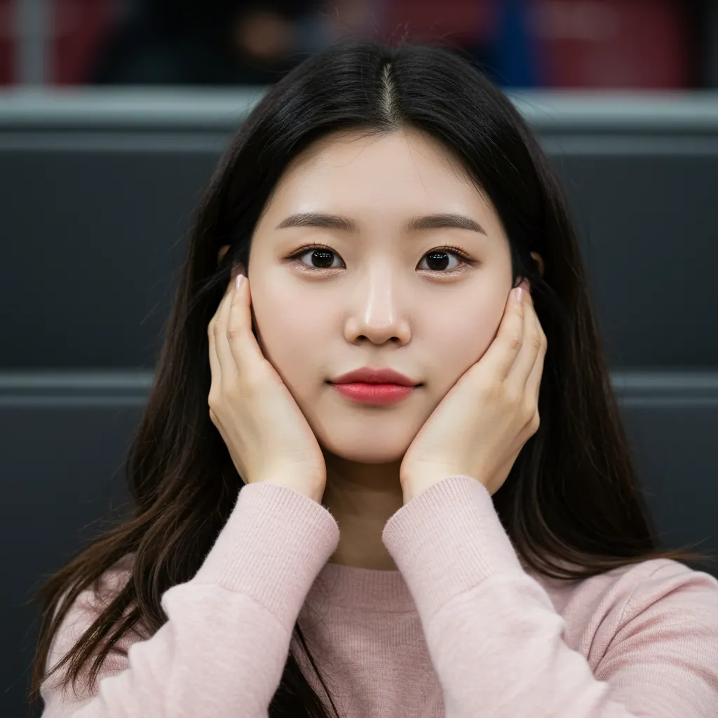 티켓을 얘매중인 여성