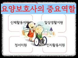 요양보호사 시험: 자격, 절차, 급여, 근무조건, 가족&middot;방문요양 급여기준