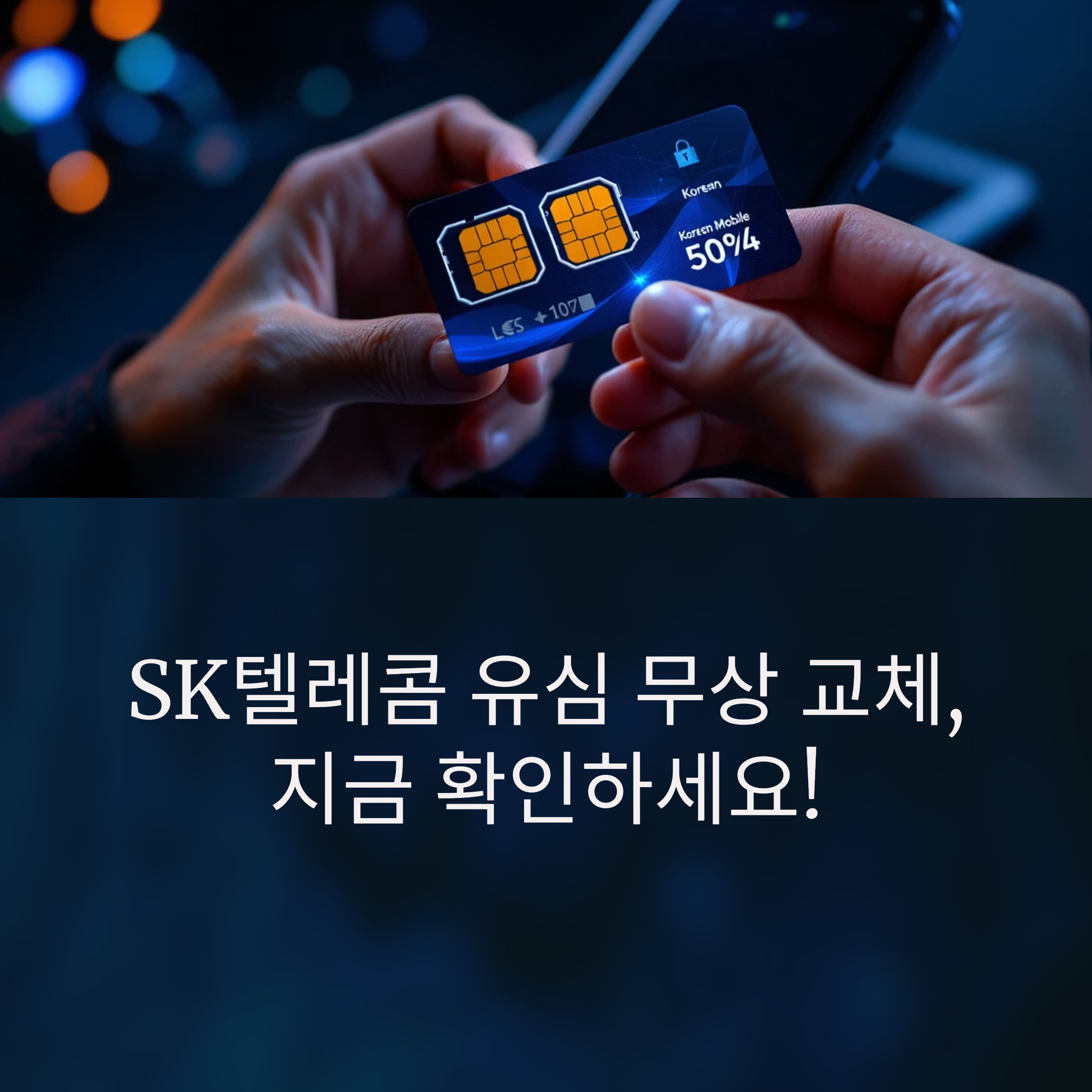 SK 유심 무상 교체 총정리 가이드