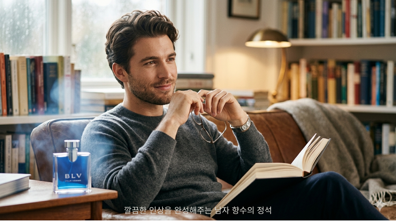 깔끔한 인상을 완성해주는 남자 향수의 정석 블가리 블루쁘르 옴므