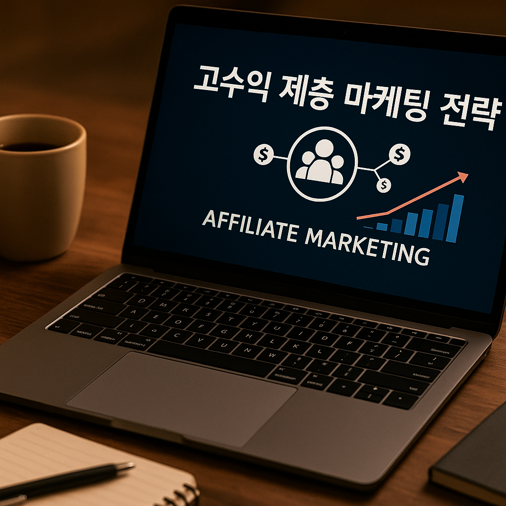 고수익 제휴 마케팅 전략 관련 이미지
