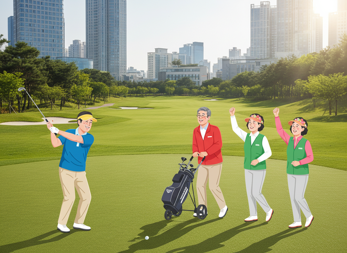 잠실 파크골프장 예약 일정 주차