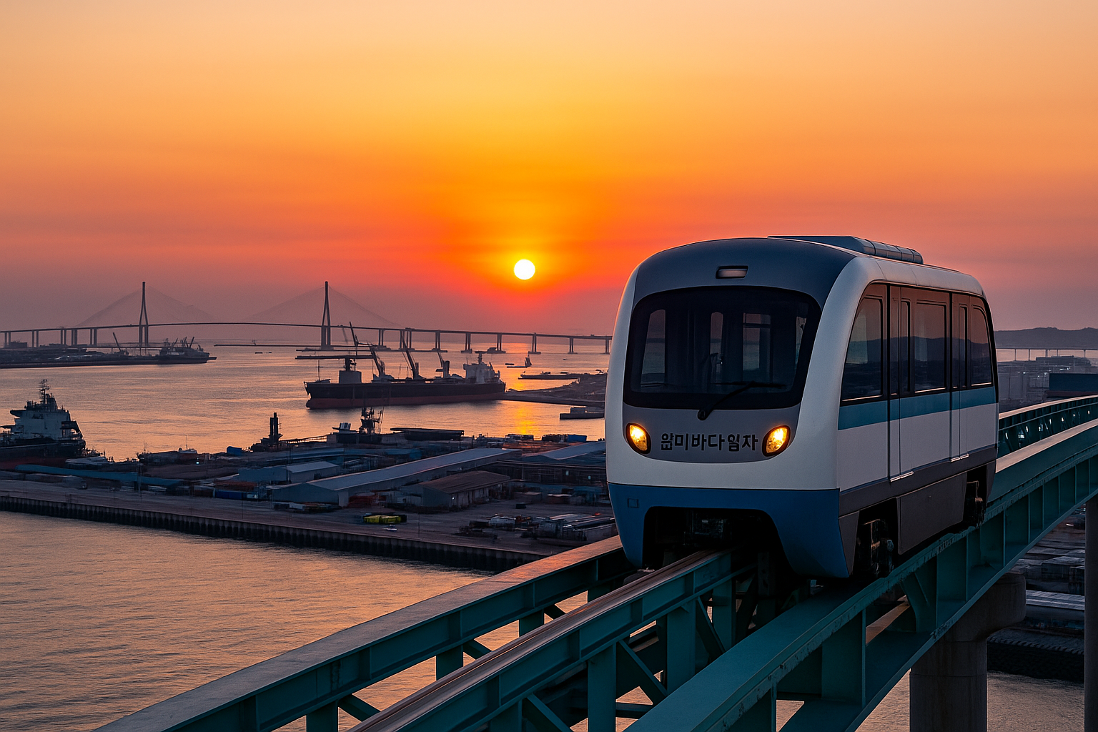 월미바다열차(월미모노레일)