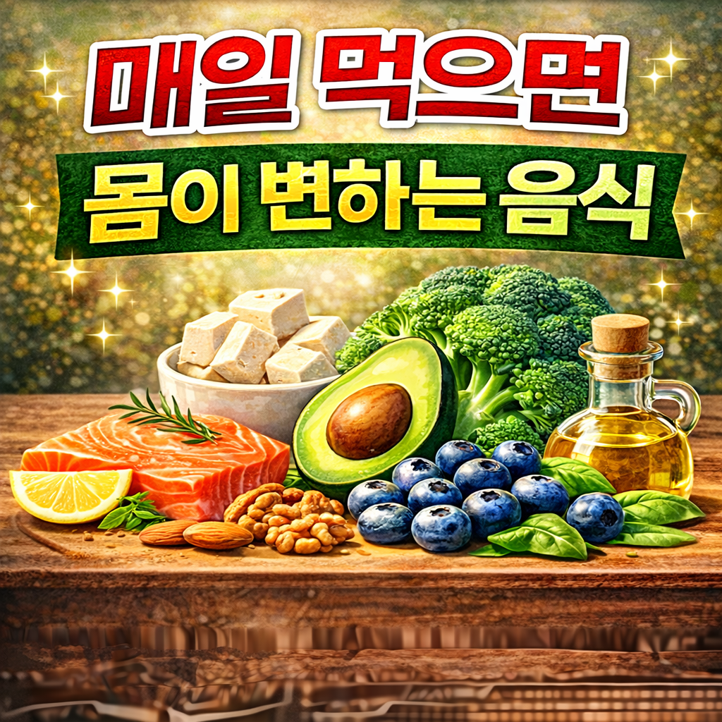 매일 먹으면 몸이 변하는 음식 (건강이 달라지는 식단 비밀)