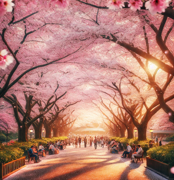 벚꽃놀이 풍경